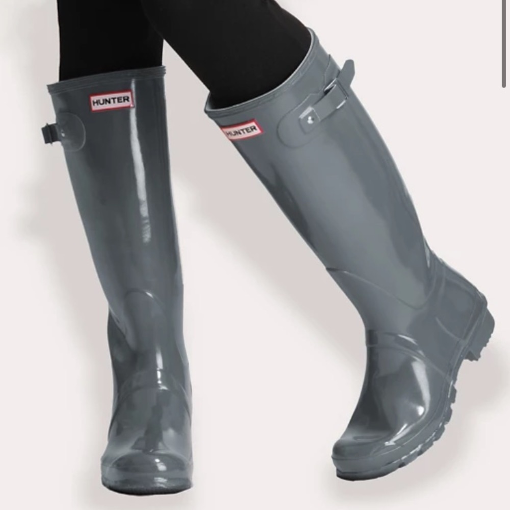 Hunter Tall Gray Boots